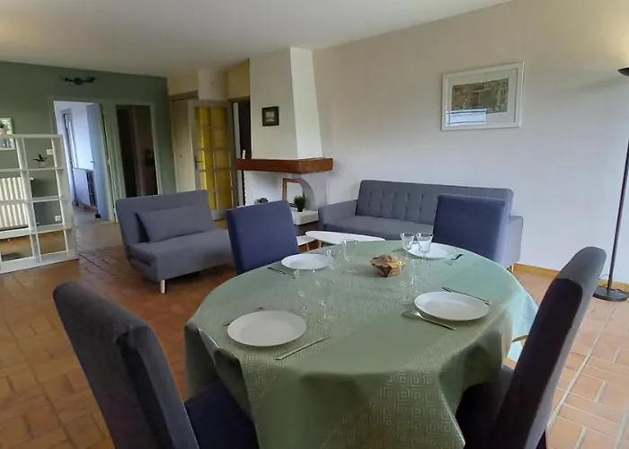 Terrasse, Jardin,, 80m², Vue Montagne, Wifi, Bureau Ferienhaus